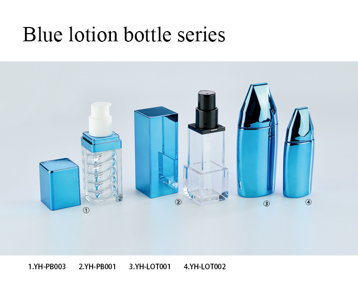 Blue Lotion Bottle series